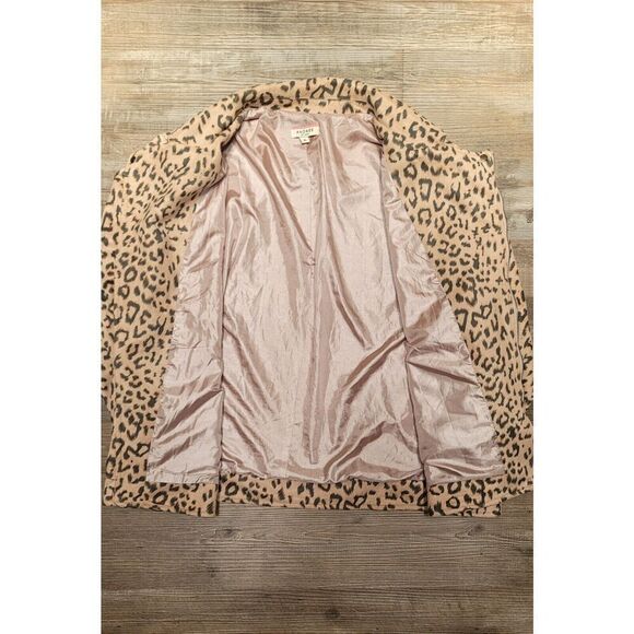 Andree by Unit Womens 2x Tan Cheetah Full Zip Jacket SOFT - Picture 5 of 10